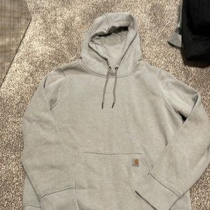 Carhartt gray hoodie size L (12-14) boys